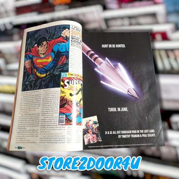 VINTAGE WIZARD COMIC GUIDE #47 July 1995 Superman - Picture 6 of 12